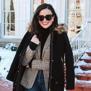 J crew Houndstooth blazer